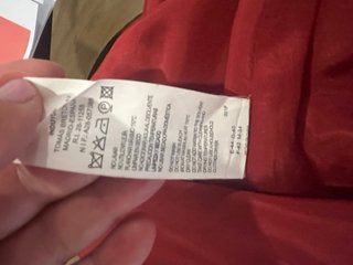 Vestido de fiesta Amitié rojo volantes