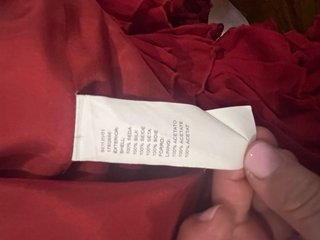 Vestido de fiesta Amitié rojo volantes