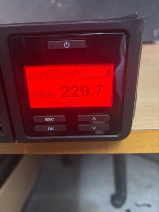 SAI APC profesional SRT3000XLI (Batería KO)
