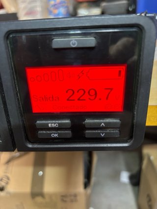 SAI APC SRT3000RMXLI doble conversión (Batería KO)