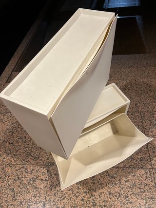 Zapatero IKEA 2 compartimentos blanco