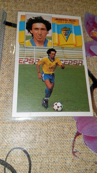 Cromo Mágico González Cádiz C.F. Futbol