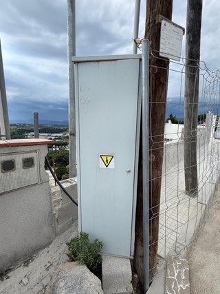 Armario contador obra provisional