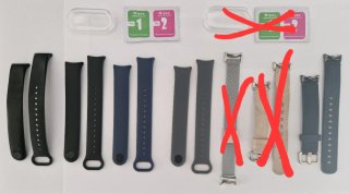 Lote de Correas y protectores para Mi Band 8/9/10