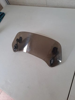 Deflector cúpula ahumado moto