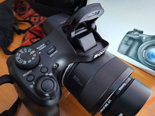 Cámara Sony Zoom Potente Negra