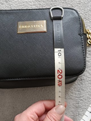 Bolso Bimba y Lola Piel Saffiano Negro