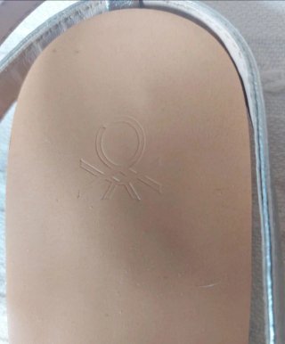 Sandalias Benetton Flores Verdes Talla 38