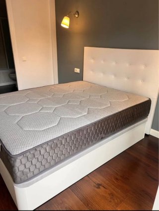 Canapé de madera+colchón