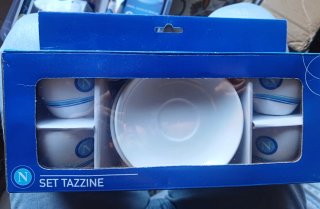 Set 4 tazzine caffè SSC Napoli