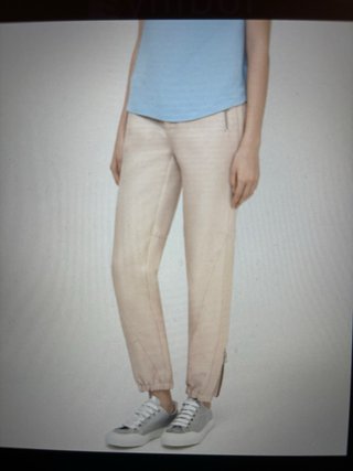 Pantaloni Ermanno Scervino Beige Lino e Cotone