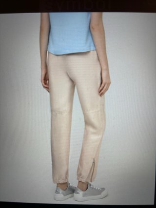 Pantaloni Ermanno Scervino Beige Lino e Cotone