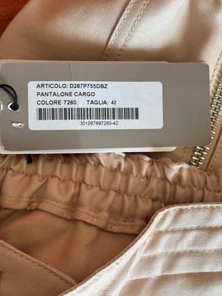 Pantaloni Ermanno Scervino Beige Lino e Cotone