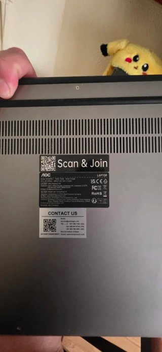 Portátil AOC Gris Plata 16ram 512ssd (hasta 4T)