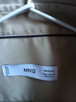 Camisa Mango Talla XS Manga Larga