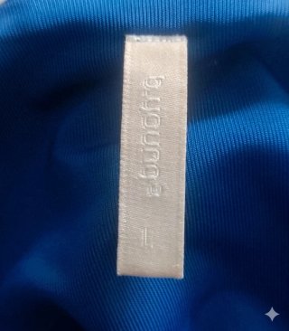 Vestido B.Young Azul Drapeado Talla L