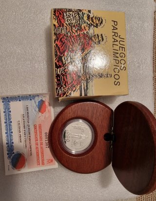 1000 Pesetas Juegos Paralímpicos 2000 Proof