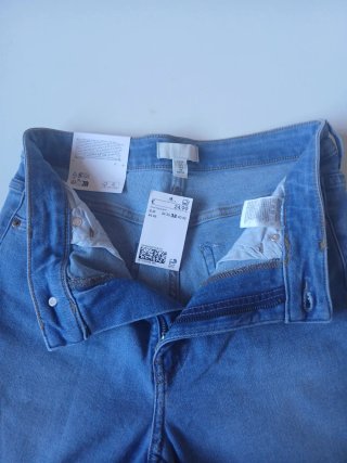 Jeans skinny blu tg 38