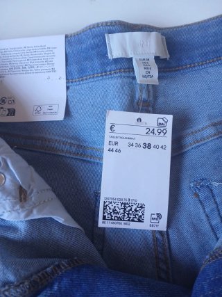 Jeans skinny blu tg 38