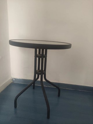 Mesa de Jardín KOMFOTTEU Vidrio Templado