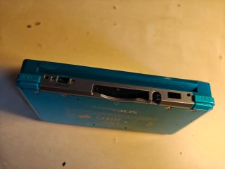 Nintendo 3DS Blue Turquoise Modded