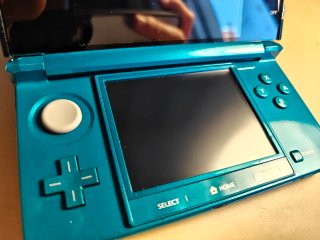 Nintendo 3DS Blue Turquoise Modded
