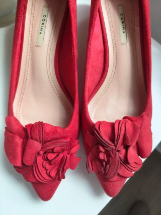 Zapatos Corina Rojos Talla 38