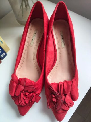 Zapatos Corina Rojos Talla 38
