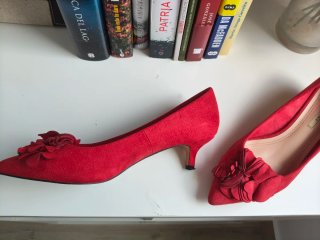 Zapatos Corina Rojos Talla 38