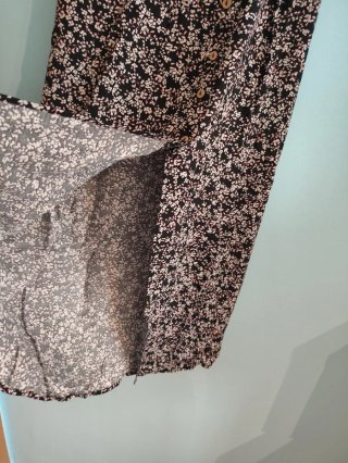 Falda larga Pull&bear talla S nueva estampado flor