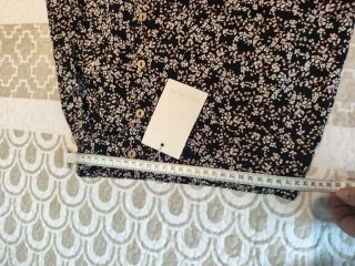 Falda larga Pull&bear talla S nueva estampado flor