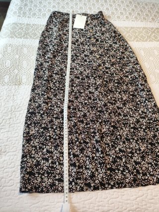 Falda larga Pull&bear talla S nueva estampado flor