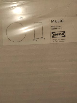 Perchero Mulig Ikea Blanco Madera