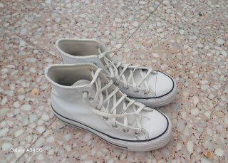 Zapatos blancos mujer