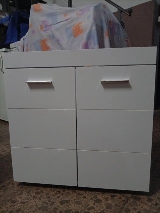 Mueble bajo lavabo blanco NUEVO