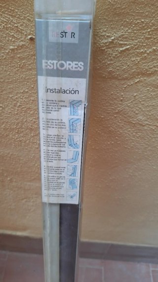 Estor marrón sin estrenar 90 x 180