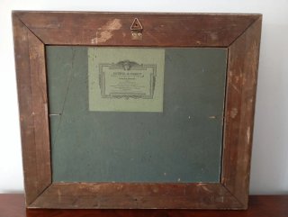 Óleo paisaje antiguo Francia S. XIX.