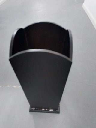 Paragüero negro madera