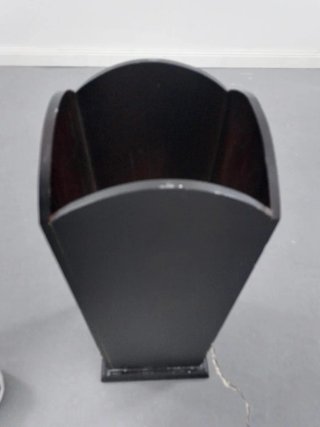 Paragüero negro madera