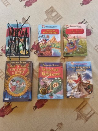 Pack de 5 libros de Geronimo Stilton