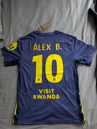 Camiseta Atlético de Madrid Nike Azul/Amarillo