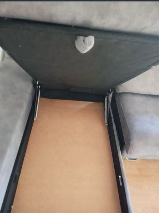 Sofá Chaiselongue Gris Tela