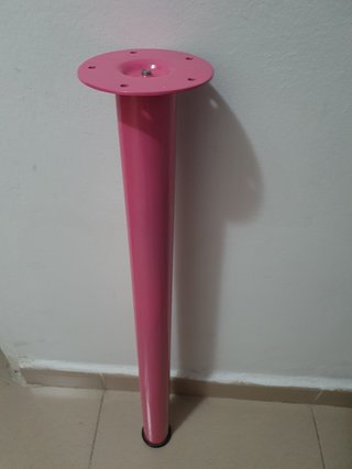 Mesa Ikea blanca estudio/salón en forma de ocho