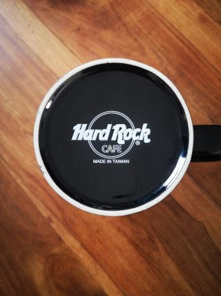 Taza Hard Rock Cafe Madrid Cerámica Negra