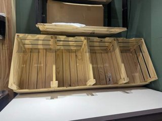 Mueble almacenaje madera 125x83x64