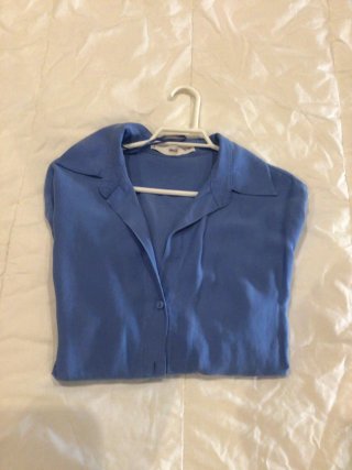 Camisa Mango azul