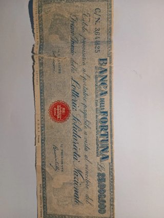 Biglietto Lotteria Nazionale Solidarietà Nazionale