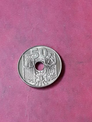 50 CENTIMOS 1949 *52 (1952). SIN CIRCULAR