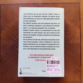 Libro “por que fracasan los paises”