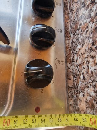 Placa de cocina a gas y eléctrica